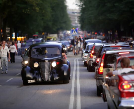 Festival autos época. Estocolmo Suecia  